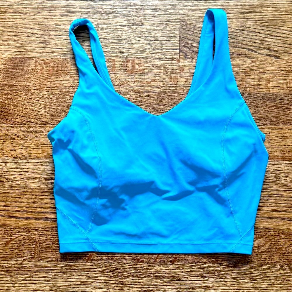lululemon Align Tank Top C/D Kayak Blue Size 8